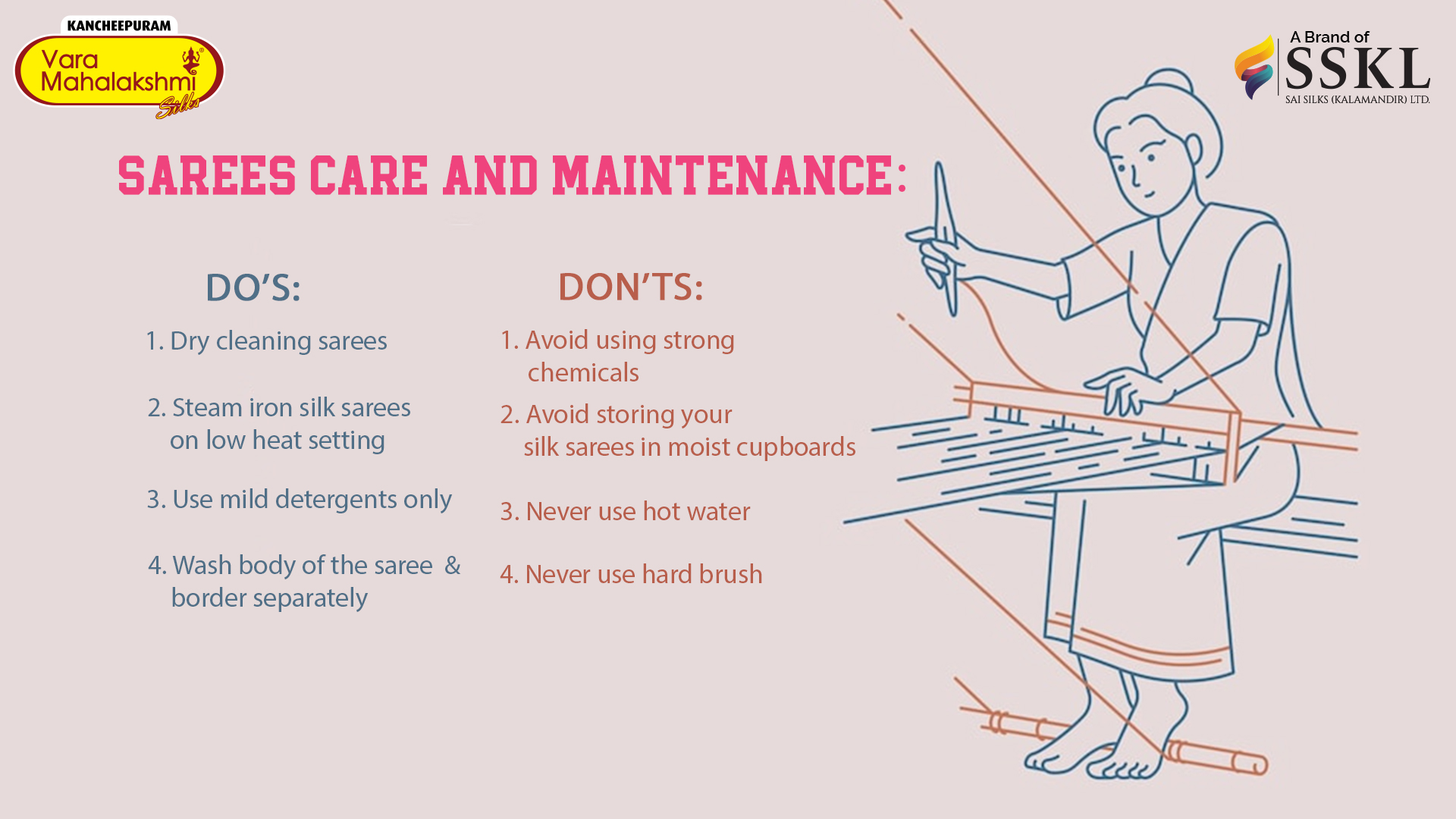 Sarees Care and Maintenance  tips
