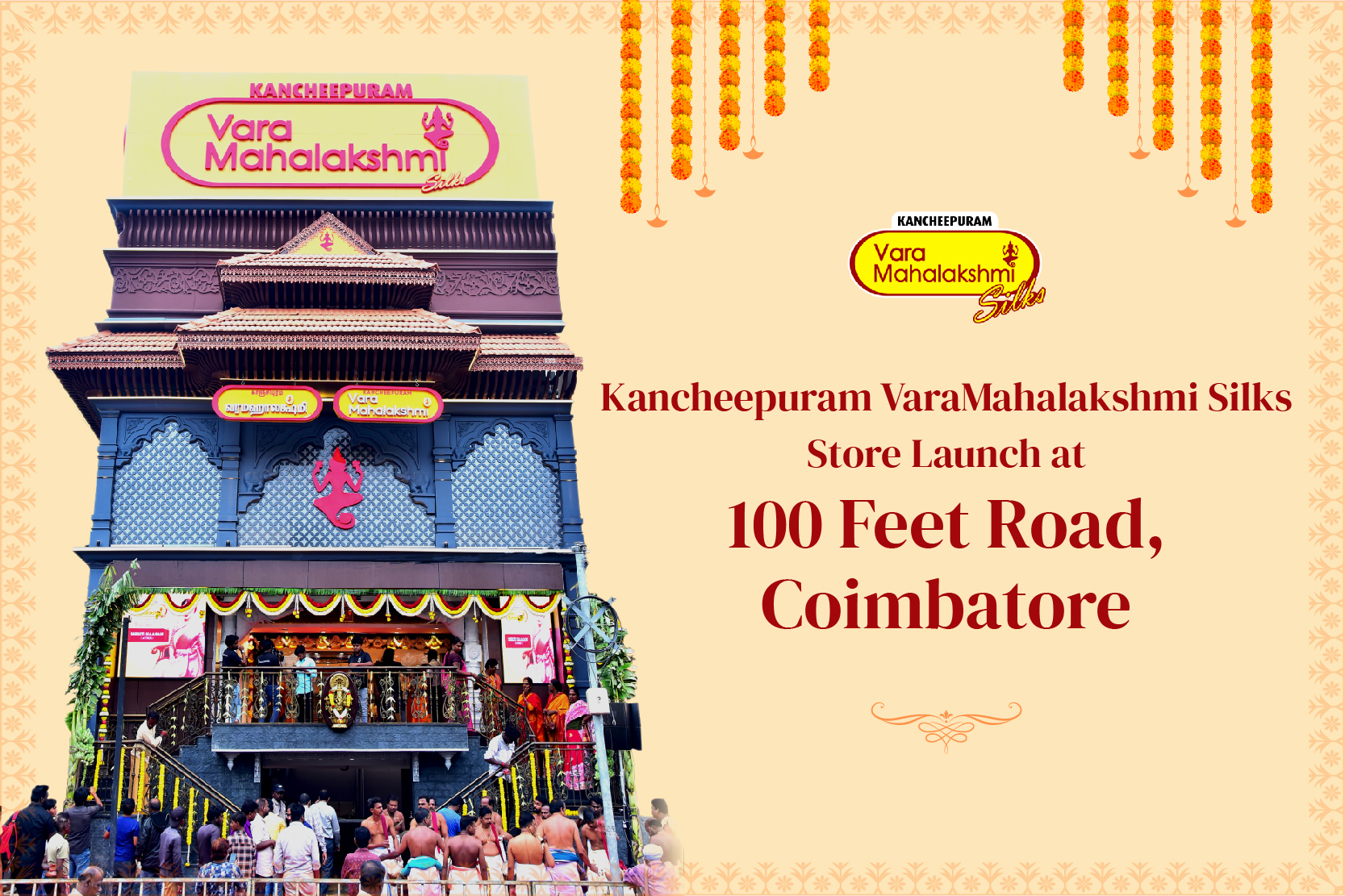 A New Saree Destination Unveils at 100 ft Road: VaraMahalakshmi Silks