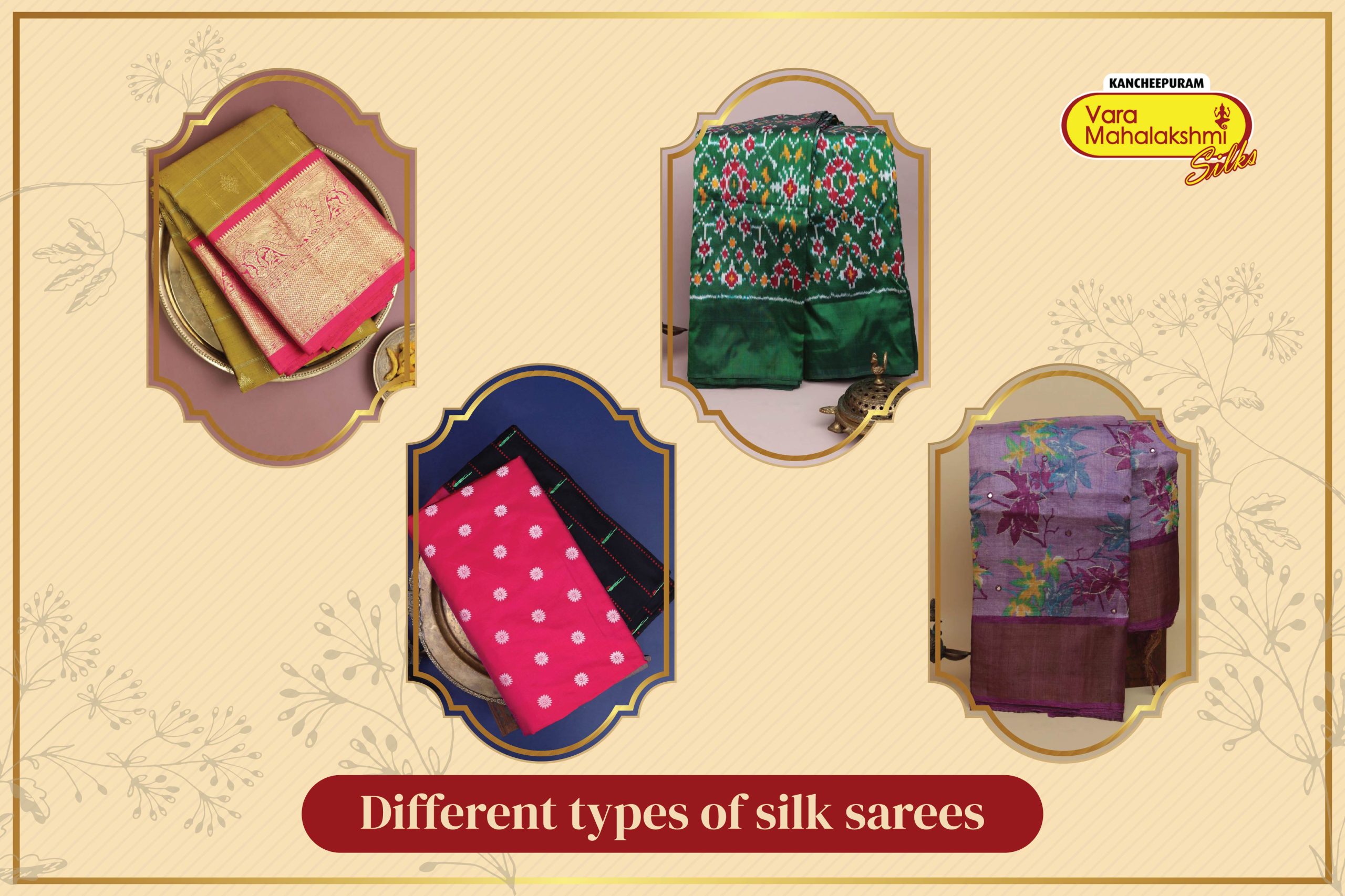 What are the different types of silk sarees